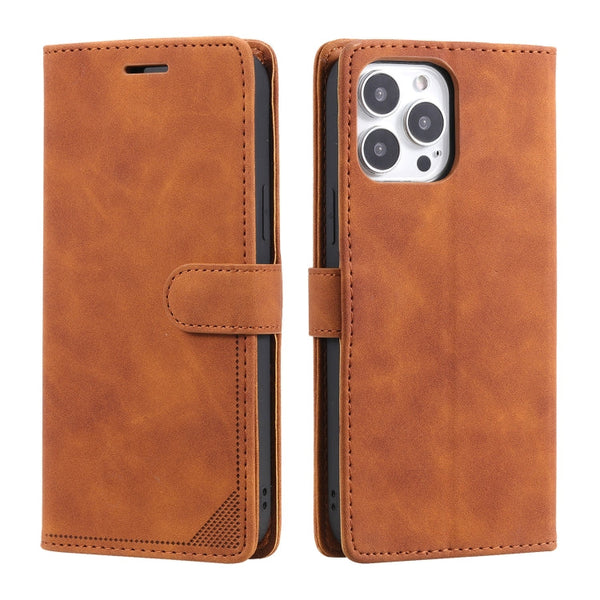 Skin Feel Anti-theft Brush Horizontal Flip Leather Phone Case, For iPhone13 Pro Max, For iPhone13 Pro, For iPhone13, For iPhone13 mini