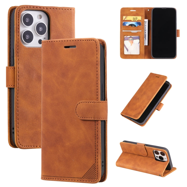 Skin Feel Anti-theft Brush Horizontal Flip Leather Phone Case, For iPhone13 Pro Max, For iPhone13 Pro, For iPhone13, For iPhone13 mini