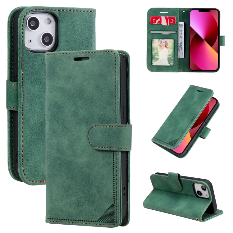 Skin Feel Anti-theft Brush Horizontal Flip Leather Phone Case, For iPhone13 Pro Max, For iPhone13 Pro, For iPhone13, For iPhone13 mini