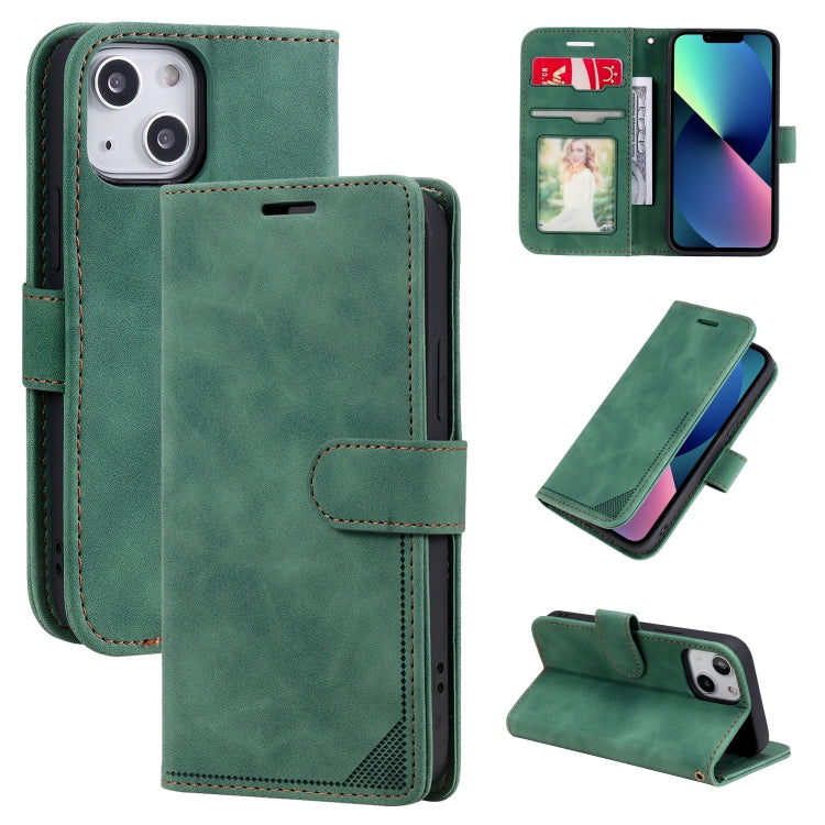 Skin Feel Anti-theft Brush Horizontal Flip Leather Phone Case, For iPhone13 Pro Max, For iPhone13 Pro, For iPhone13, For iPhone13 mini