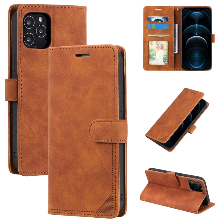 Skin Feel Anti-theft Brush Horizontal Flip Leather Phone Case, For iPhone 12 Pro Max, For iPhone 12 / 12 Pro, For iPhone 12 mini, For iPhone 11 Pro Max
