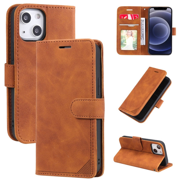 Skin Feel Anti-theft Brush Horizontal Flip Leather Phone Case, For iPhone 12 Pro Max, For iPhone 12 / 12 Pro, For iPhone 12 mini, For iPhone 11 Pro Max