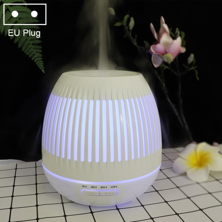 400ml Hollow-out LED Humidifier Wood Grain Air Purifier Aromatherapy Machine with Colorful LED Light, AU Plug, EU Plug, UK Plug, US Plug
