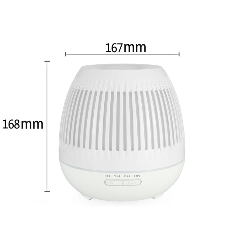 400ml Hollow-out LED Humidifier Wood Grain Air Purifier Aromatherapy Machine with Colorful LED Light, AU Plug, EU Plug, UK Plug, US Plug