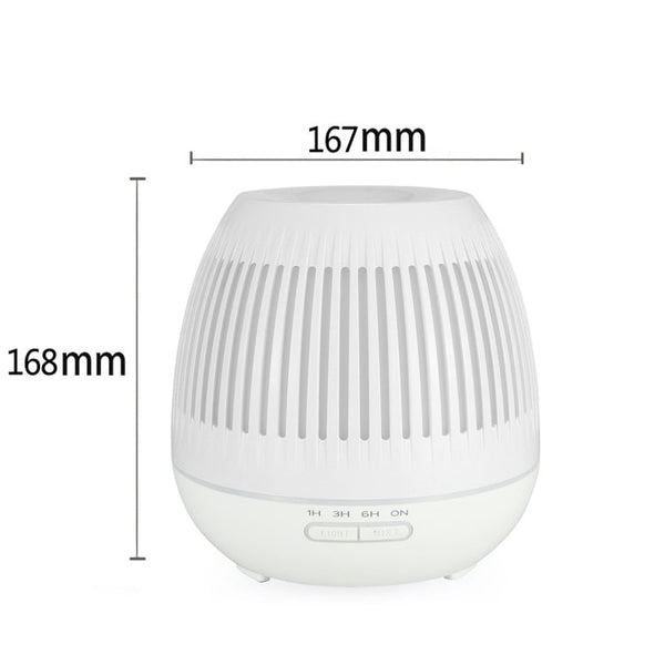 400ml Hollow-out LED Humidifier Wood Grain Air Purifier Aromatherapy Machine with Colorful LED Light, AU Plug, EU Plug, UK Plug, US Plug