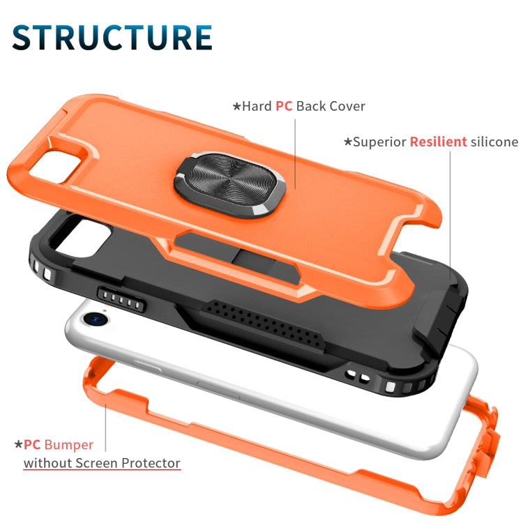 3 in 1 PC + TPU Phone Case with Ring Holder