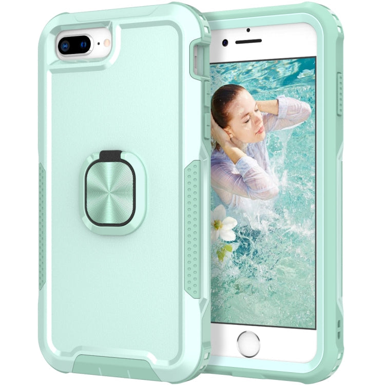 3 in 1 PC + TPU Phone Case with Ring Holder