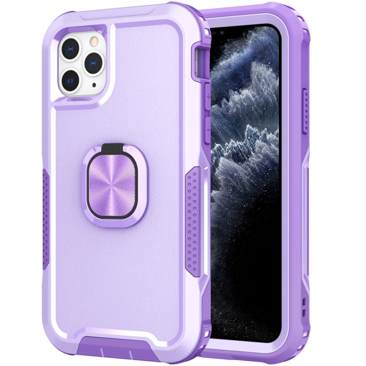 3 in 1 PC + TPU Phone Case with Ring Holder