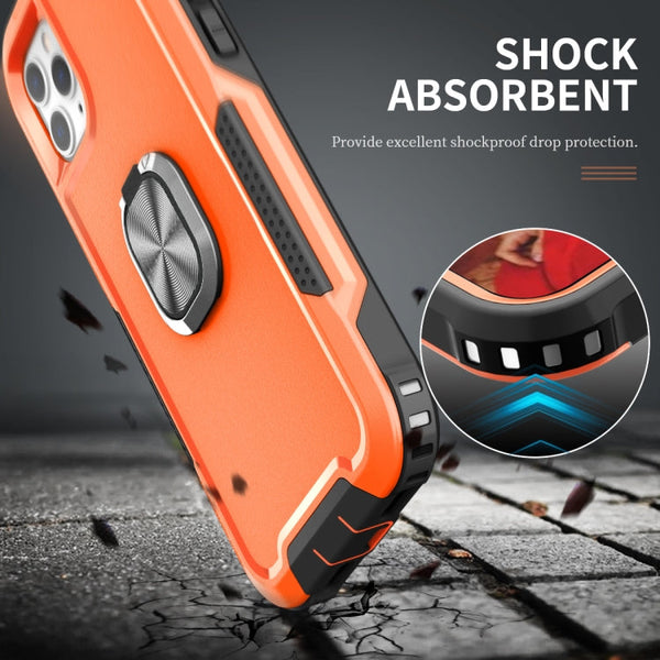 3 in 1 PC + TPU Phone Case with Ring Holder