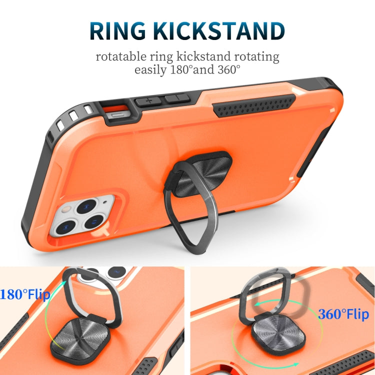 3 in 1 PC + TPU Phone Case with Ring Holder