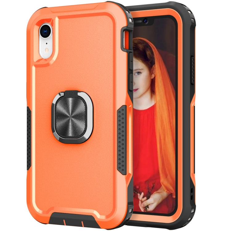 3 in 1 PC + TPU Phone Case with Ring Holder