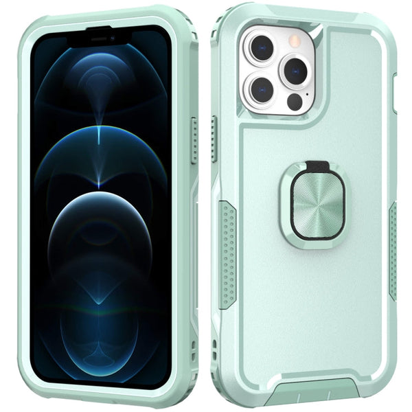 3 in 1 PC + TPU Phone Case with Ring Holder