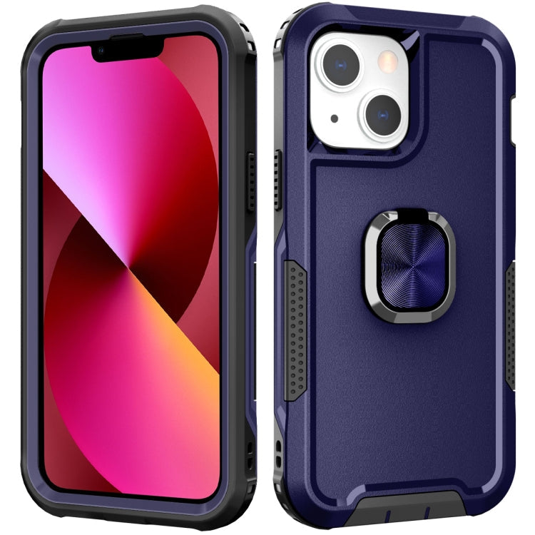 3 in 1 PC + TPU Phone Case with Ring Holder