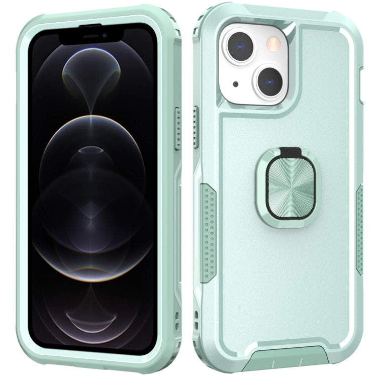 3 in 1 PC + TPU Phone Case with Ring Holder