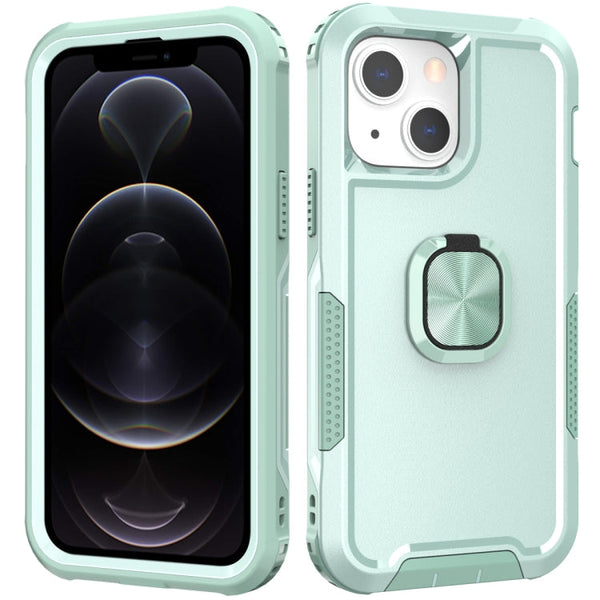 3 in 1 PC + TPU Phone Case with Ring Holder