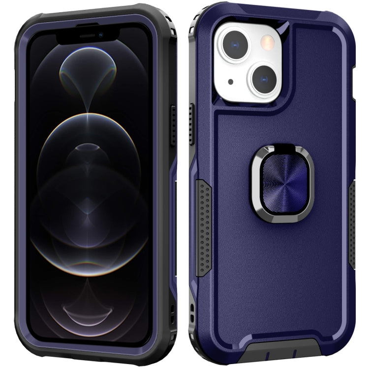 3 in 1 PC + TPU Phone Case with Ring Holder