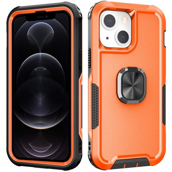 3 in 1 PC + TPU Phone Case with Ring Holder
