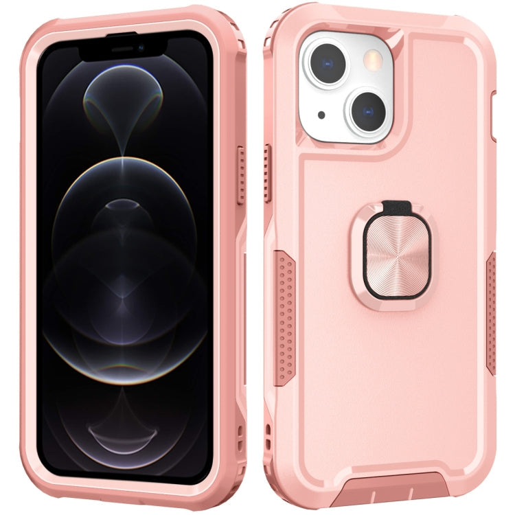 3 in 1 PC + TPU Phone Case with Ring Holder