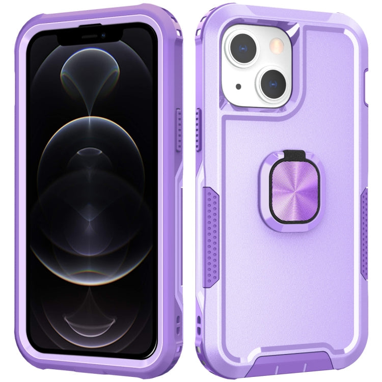 3 in 1 PC + TPU Phone Case with Ring Holder