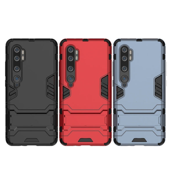 Shockproof PC + TPU Protective Case with Invisible Holder, For Xiaomi Mi CC9 Pro & Note 10