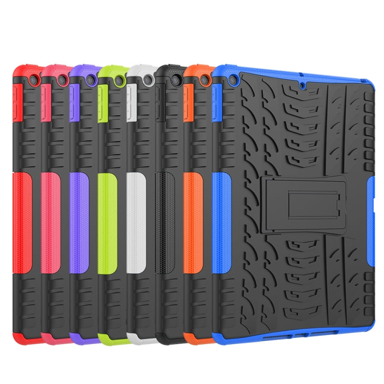 Tire Texture TPU + PC Shockproof Case with Holder, For iPad 10.2 2021 / 2020 / 2019, For Amazon Kindle Fire HD 10 2019