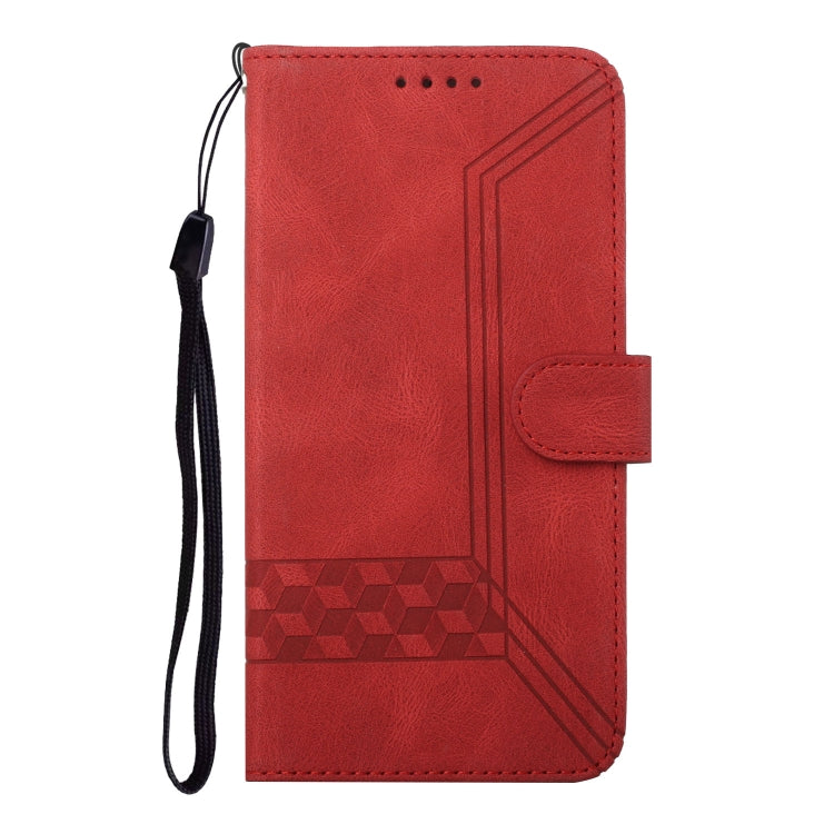 Cubic Skin Feel Flip Leather Phone Case, For iPhone 13 mini, For iPhone 13, For iPhone 13 Pro, For iPhone 13 Pro Max