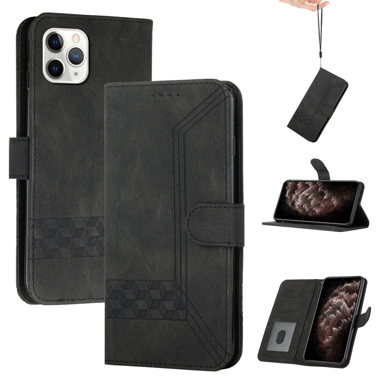 Cubic Skin Feel Flip Leather Phone Case, For iPhone 11 Pro, For iPhone 11 Pro Max, For iPhone X / XS, For iPhone XR