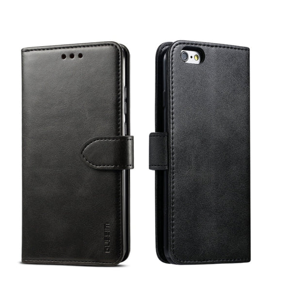 GUSSIM Magnetic Horizontal Flip Leather Case with Holder & Card Slots & & Wallet, For iPhone 6, For iPhone 6 Plus, For iPhone 8 Plus / 7 Plus, For iPhone 8  / 7