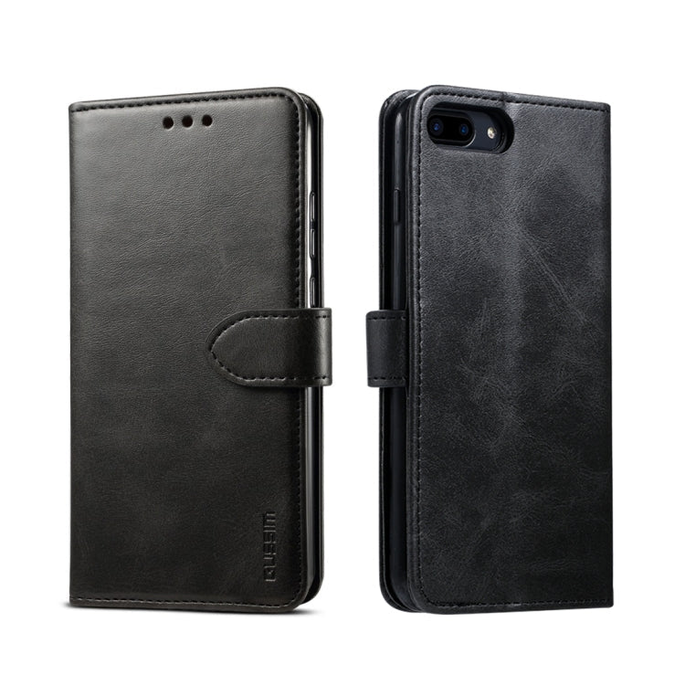 GUSSIM Magnetic Horizontal Flip Leather Case with Holder & Card Slots & & Wallet, For iPhone 6, For iPhone 6 Plus, For iPhone 8 Plus / 7 Plus, For iPhone 8  / 7