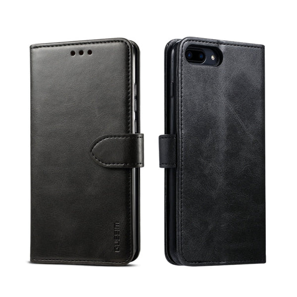 GUSSIM Magnetic Horizontal Flip Leather Case with Holder & Card Slots & & Wallet, For iPhone 6, For iPhone 6 Plus, For iPhone 8 Plus / 7 Plus, For iPhone 8  / 7