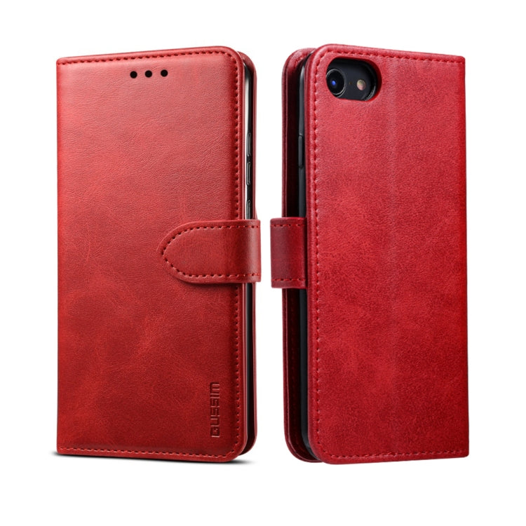 GUSSIM Magnetic Horizontal Flip Leather Case with Holder & Card Slots & & Wallet, For iPhone 6, For iPhone 6 Plus, For iPhone 8 Plus / 7 Plus, For iPhone 8  / 7