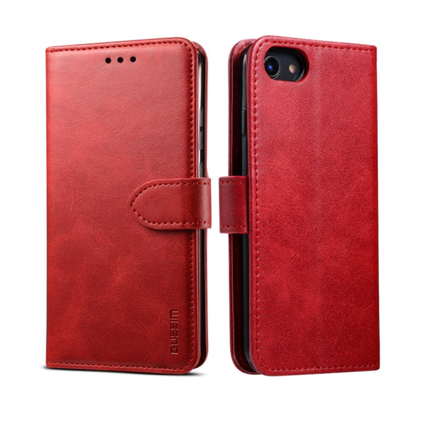 GUSSIM Magnetic Horizontal Flip Leather Case with Holder & Card Slots & & Wallet, For iPhone 6, For iPhone 6 Plus, For iPhone 8 Plus / 7 Plus, For iPhone 8  / 7
