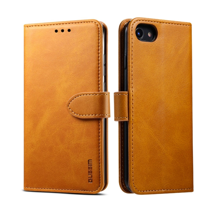 GUSSIM Magnetic Horizontal Flip Leather Case with Holder & Card Slots & & Wallet, For iPhone 6, For iPhone 6 Plus, For iPhone 8 Plus / 7 Plus, For iPhone 8  / 7