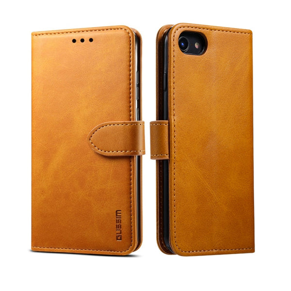 GUSSIM Magnetic Horizontal Flip Leather Case with Holder & Card Slots & & Wallet, For iPhone 6, For iPhone 6 Plus, For iPhone 8 Plus / 7 Plus, For iPhone 8  / 7