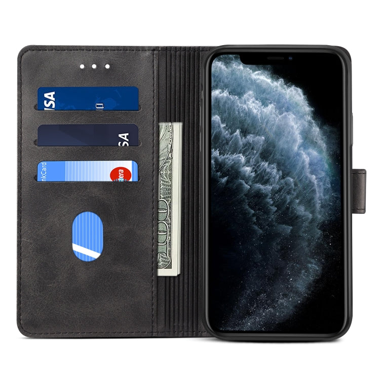 GUSSIM Magnetic Horizontal Flip Leather Case with Holder & Card Slots & & Wallet, For iPhone 11 Pro Max