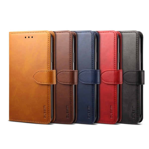GUSSIM Magnetic Horizontal Flip Leather Case with Holder & Card Slots & & Wallet, For iPhone 11 Pro Max