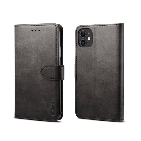 GUSSIM Magnetic Horizontal Flip Leather Case with Holder & Card Slots & & Wallet, For iPhone 11 Pro Max