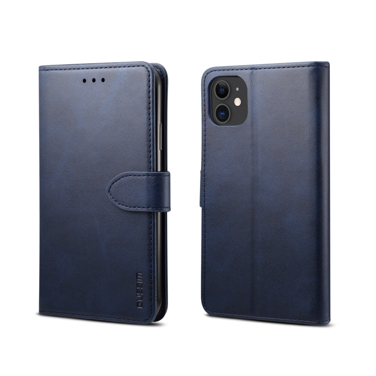 GUSSIM Magnetic Horizontal Flip Leather Case with Holder & Card Slots & & Wallet, For iPhone 11 Pro Max