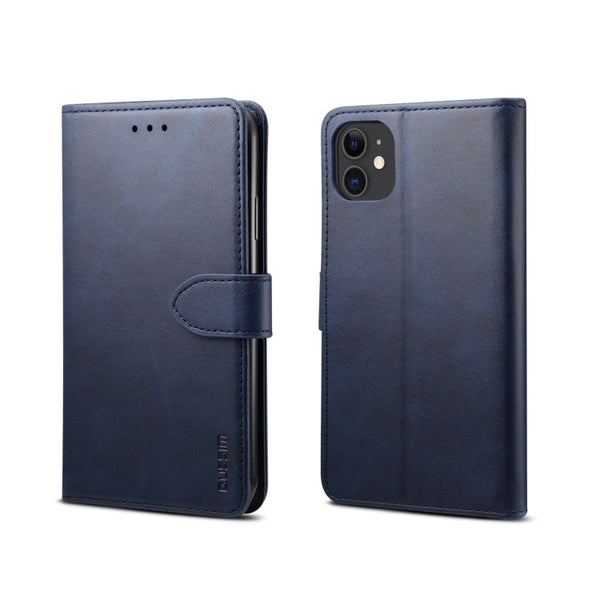 GUSSIM Magnetic Horizontal Flip Leather Case with Holder & Card Slots & & Wallet, For iPhone 11 Pro Max