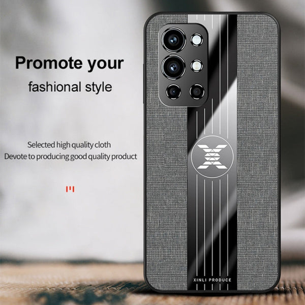 XINLI Stitching Cloth Texture Shockproof TPU Phone Case
