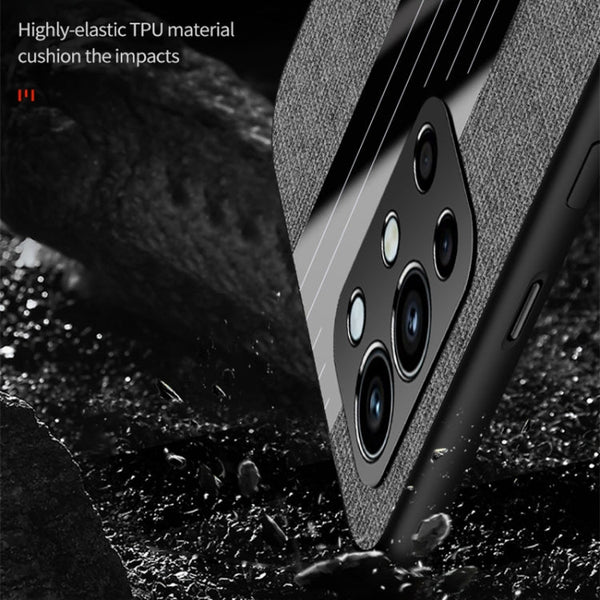 XINLI Stitching Cloth Texture Shockproof TPU Phone Case