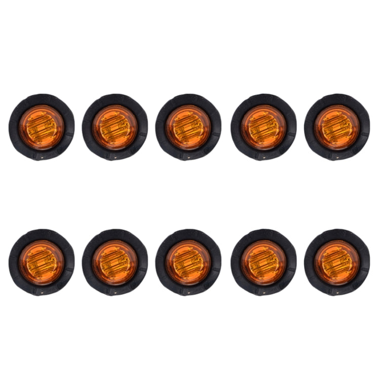 10 in 1 Truck Trailer LED Round Side Marker Lamp