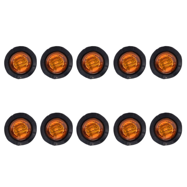 10 in 1 Truck Trailer LED Round Side Marker Lamp