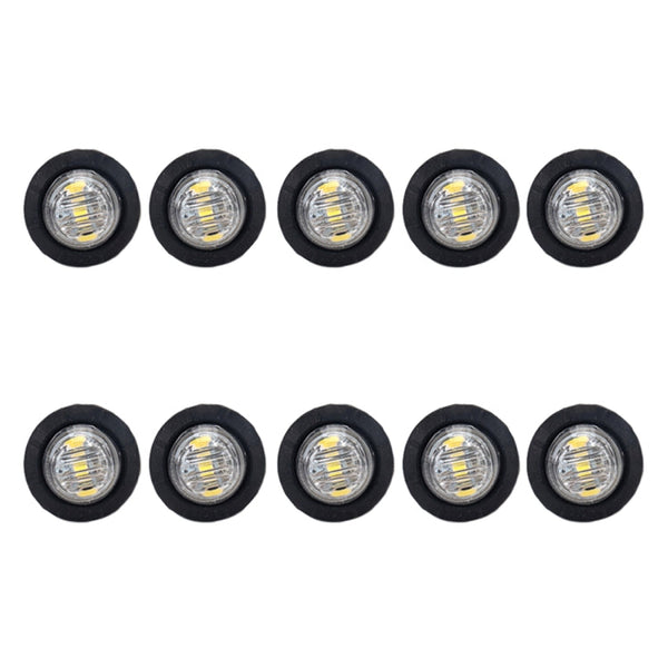 10 in 1 Truck Trailer LED Round Side Marker Lamp