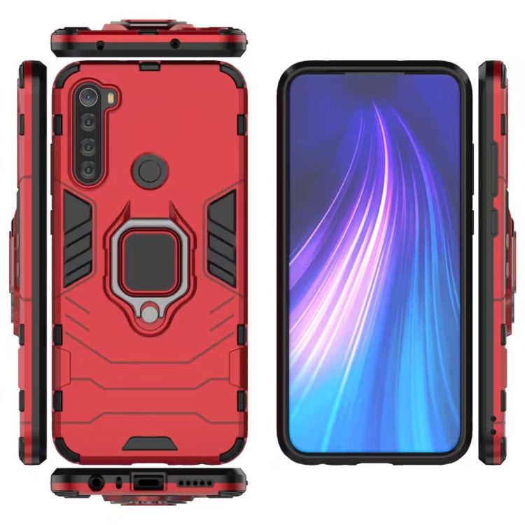For Xiaomi Note 8T PC + TPU Shockproof Protective Case with Magnetic Ring Holder, For Xiaomi Redmi Note 8T