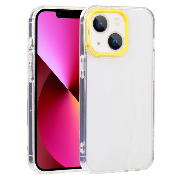 Macaron Lens Frame Transparent TPU Phone Case, For iPhone 13, For iPhone 13 Pro, For iPhone 13 Pro Max