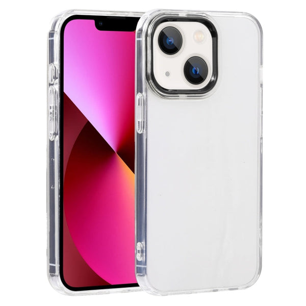 Macaron Lens Frame Transparent TPU Phone Case, For iPhone 13, For iPhone 13 Pro, For iPhone 13 Pro Max