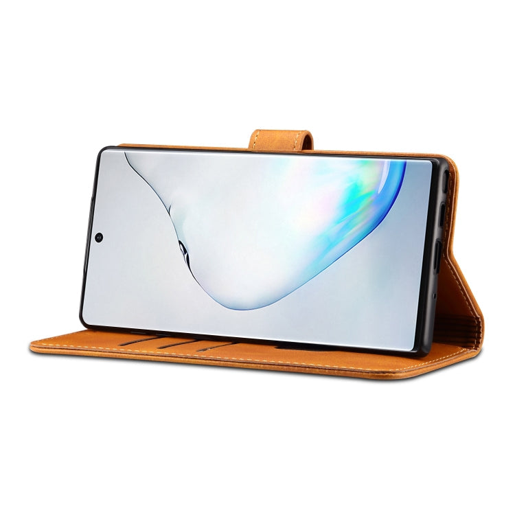 GUSSIM Business Style Horizontal Flip Leather Case with Holder & Card Slots & Wallet, For Galaxy Note 10+, For Galaxy Note 10