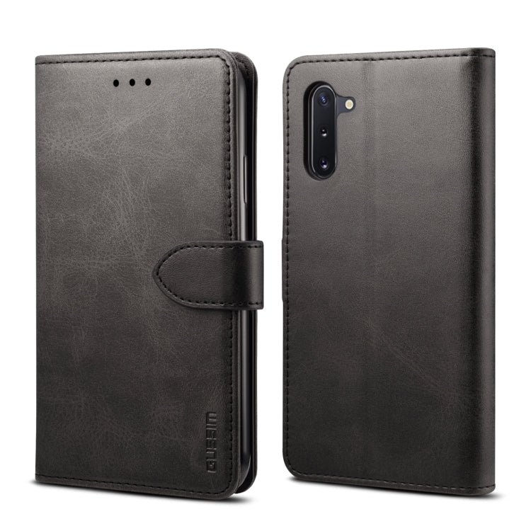 GUSSIM Business Style Horizontal Flip Leather Case with Holder & Card Slots & Wallet, For Galaxy Note 10+, For Galaxy Note 10