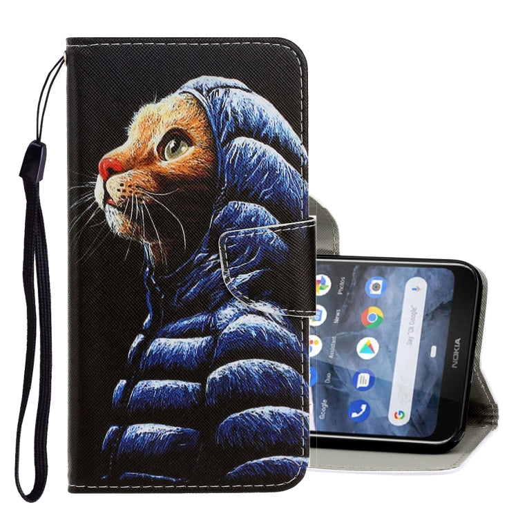 3D Colored Drawing Horizontal Flip PU Leather Case with Holder & Card Slots & Wallet